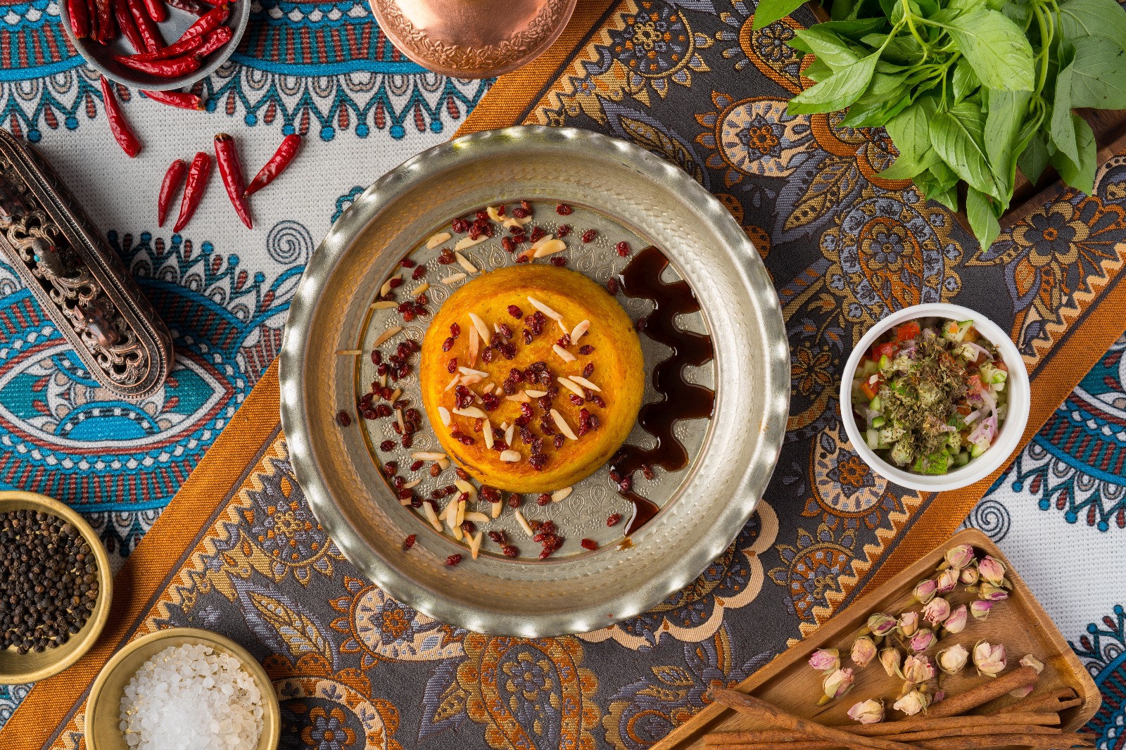 Persian Dish With Herbs and Spices